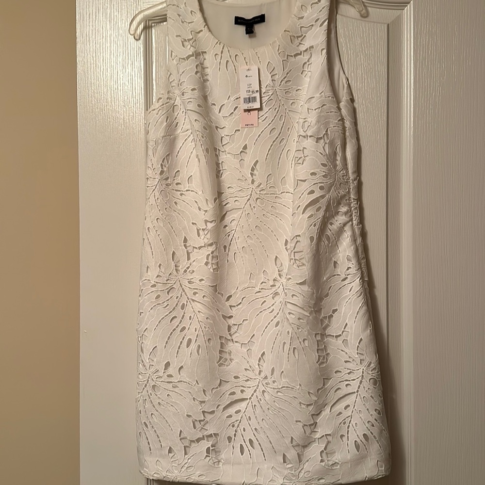 Brand New Banana Republic White Dress size 10p